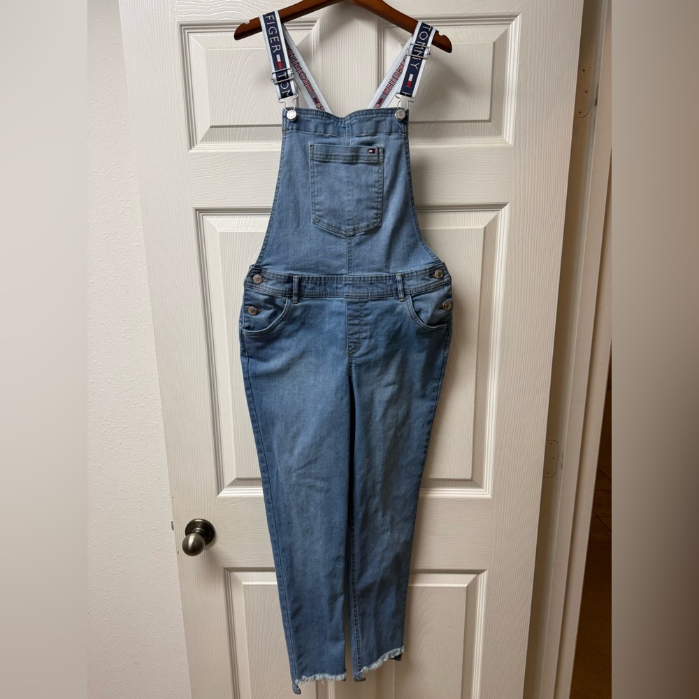 Tommy Hilfiger denim overalls size girls 14